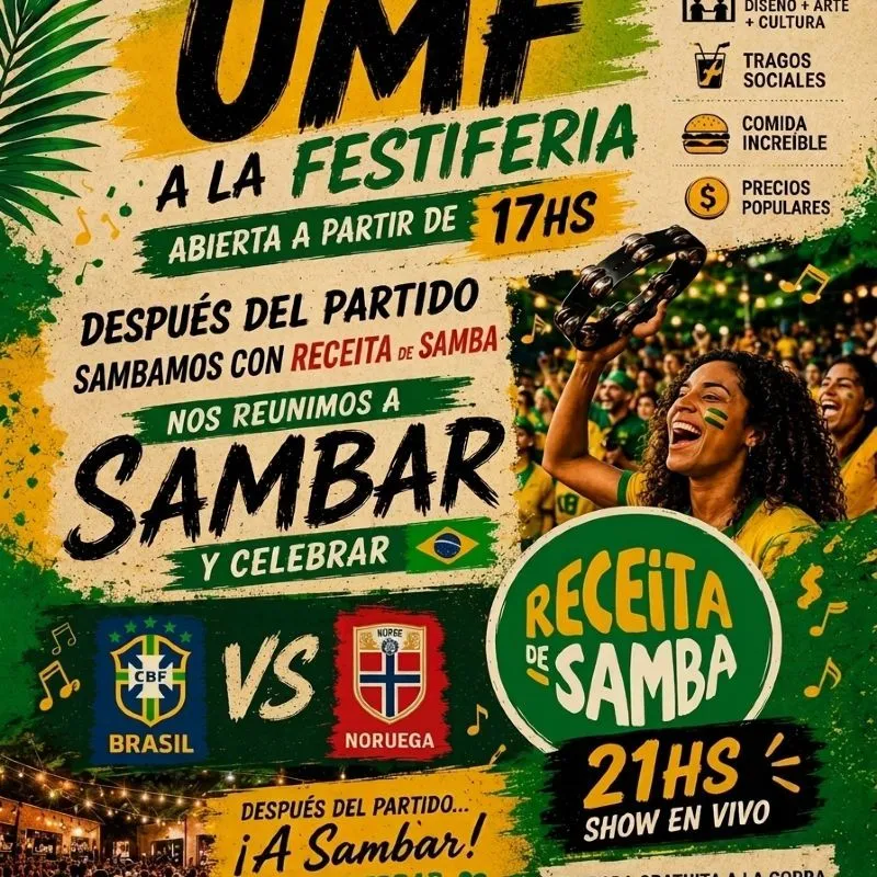 Sambamos y Celebramos Receita de Samba