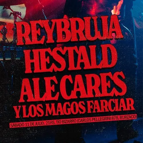 REYBRUJA - LOS MAGOS y HESTALD en Burzaco