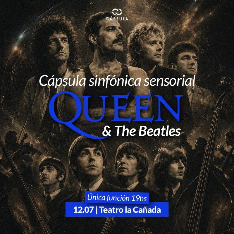 Queen & The Beatles por Cápsula Producciones